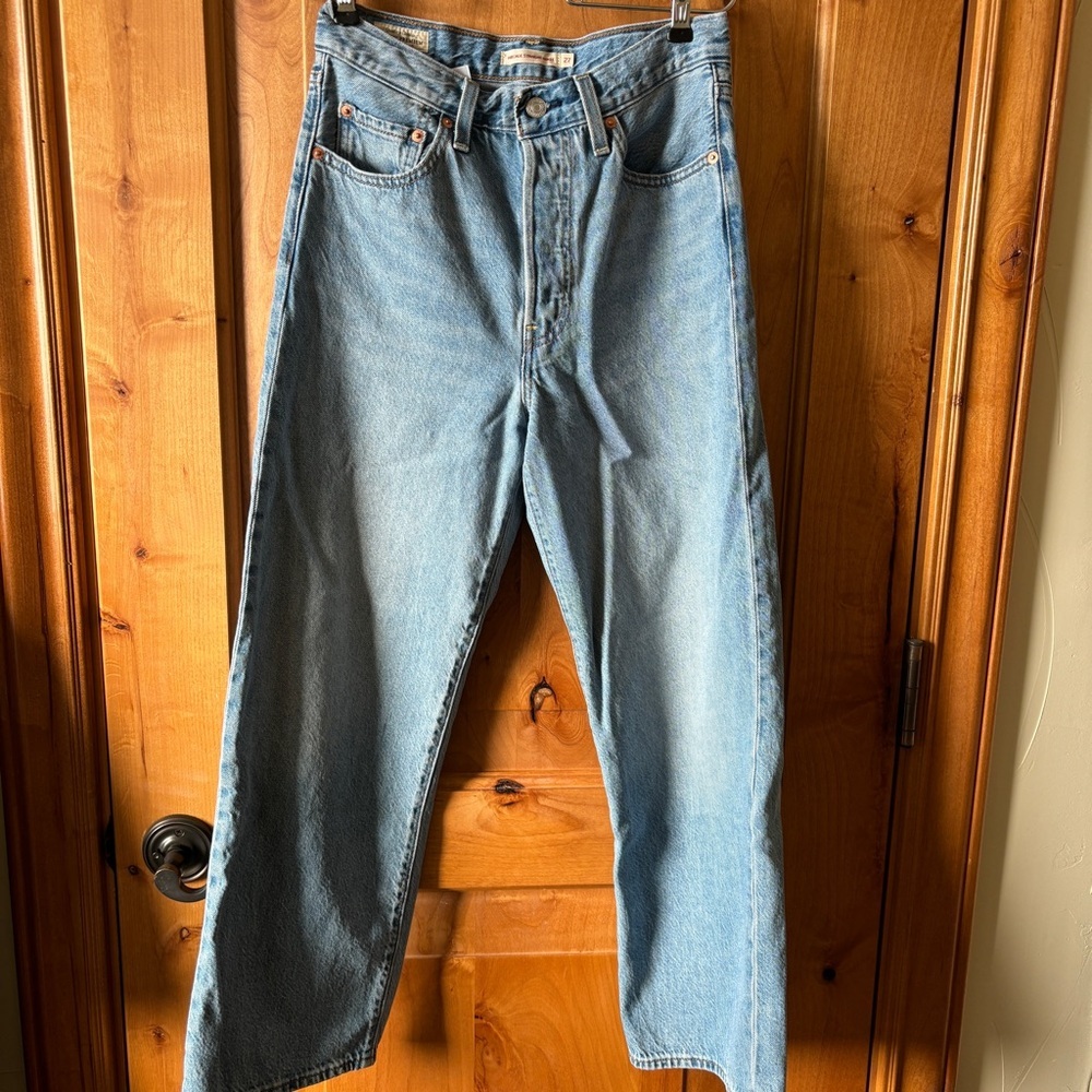 Levi's Ribcage Straight Ankle  size 27 Denim Jeans - Picture 6 of 11
